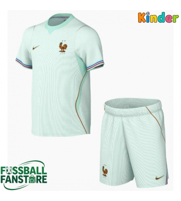Frankreich Replik Auswärtstrikot Kinder WM 2026 Kurzarm (+ Kurze Hosen)